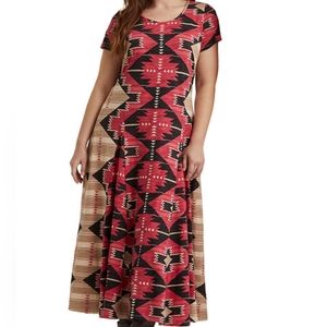 Ralph Laren Southwest- Print Maxidress